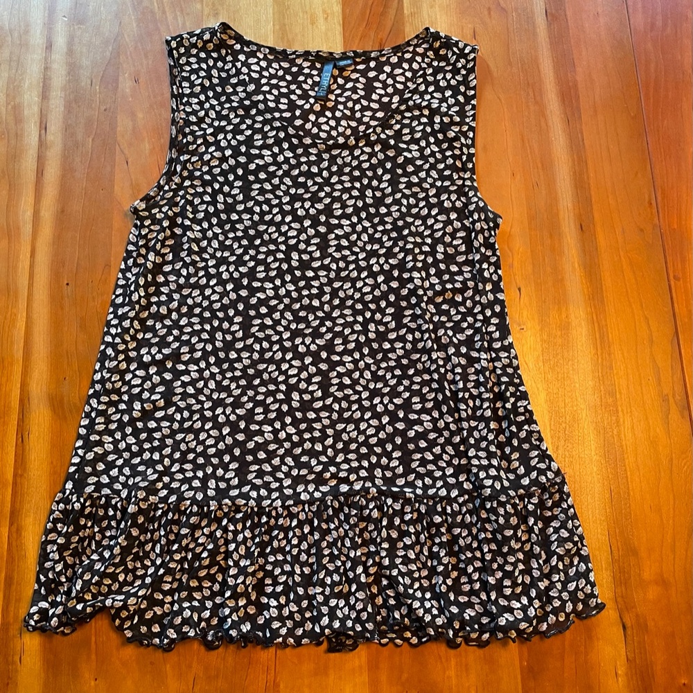 ETHYL | somewhat sheer loose fitting top - Picture 1 of 6